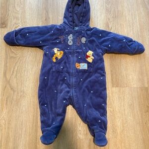 Disney Tigger Navy Blue Kids Footie